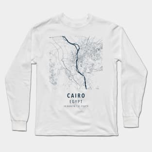 cairo simple map Long Sleeve T-Shirt